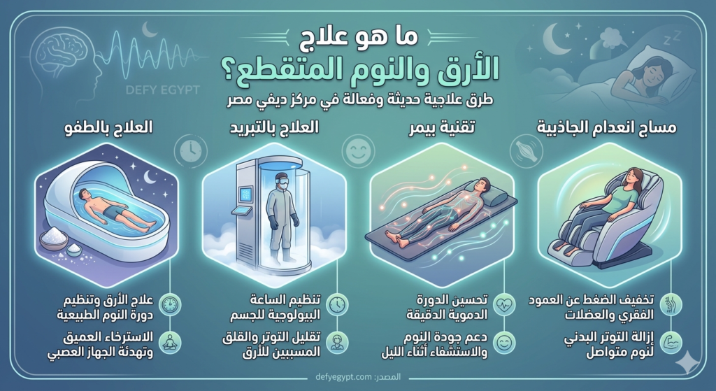 ما هو علاج الأرق والنوم المتقطع؟